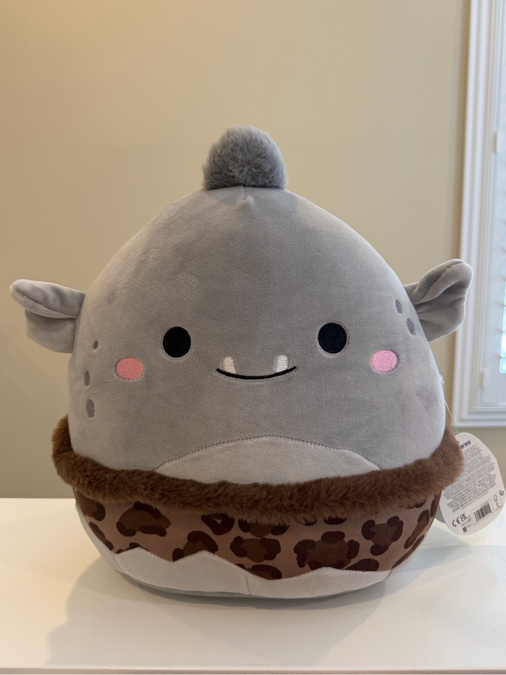 NWT 12” Booga the Troll with Leopard Print Clothes Squishmallow
